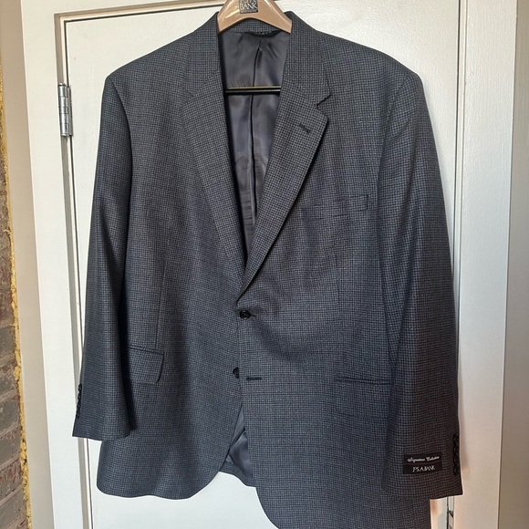 Jos. A. Bank Signature Collection NWT wool houndstooth suit jacket 48R - Picture 1 of 5